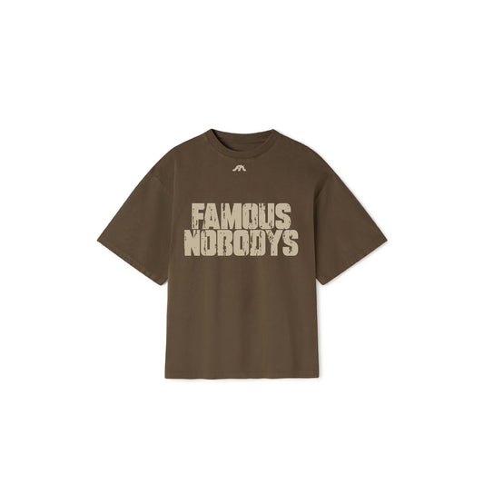 Famous Nobodys Distress Tshirt (brown)