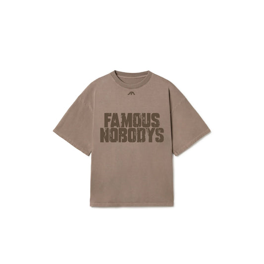Famous Nobodys Distress Tshirt (tan)